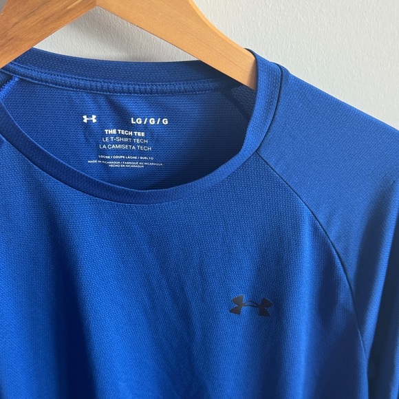 Under Armour Men's Royal Blue Short Sleeve Tee - Picture 3 of 6